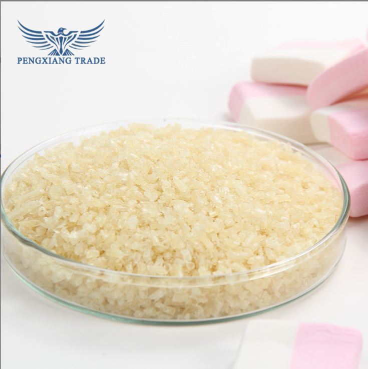 Halal Animal Skin Food Gelatin Bovine Edible Gelatin for Confectionery and Cakes 200 Bloom